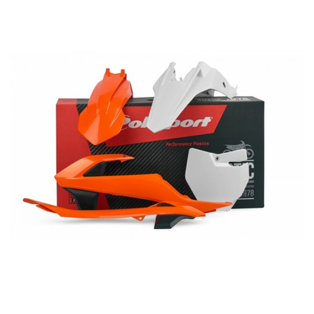 Polisport Plastics Box Kit For KTM SX 65 White (Doesn't Include Side Panels with Airbox) 2016-2018